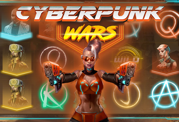 Cyberpunk Wars - Woohoo slot at Casinia Kasino Casino