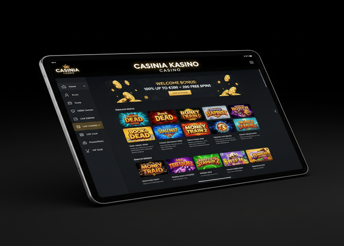 Casinia Kasino Kasino na tabletu